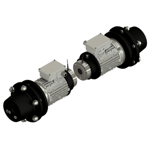 MRH 200 - Dual drive transmission system – Electric motors